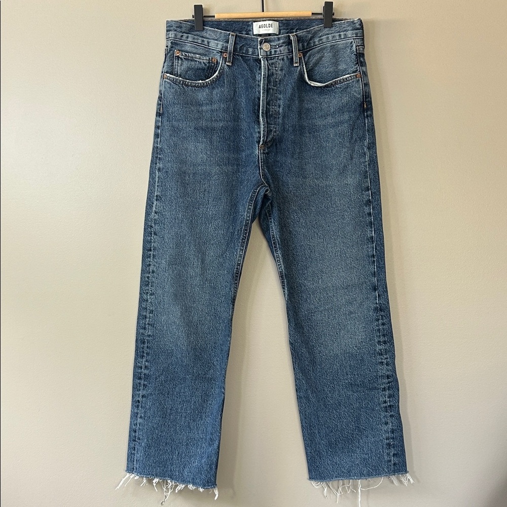 AGOLDE Fran Low Slung Easy Straight Jeans Size 27